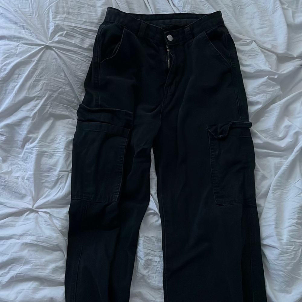Black Cargo Pants